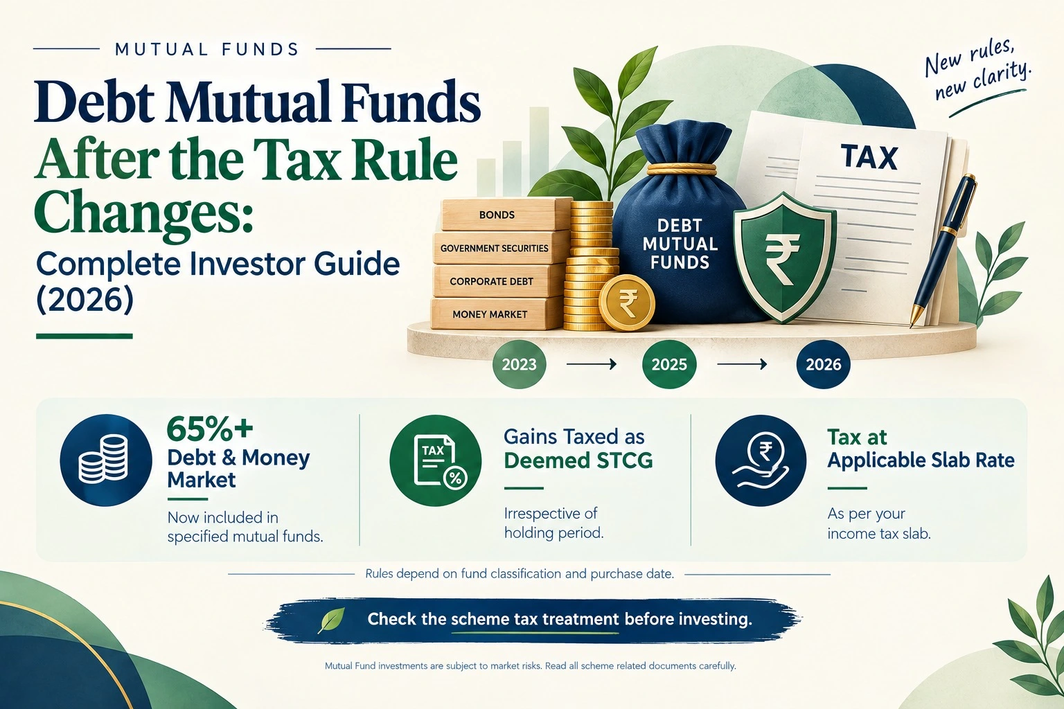 Debt Mutual Funds After the Tax Rule Changes: Complete Investor Guide (2026)
