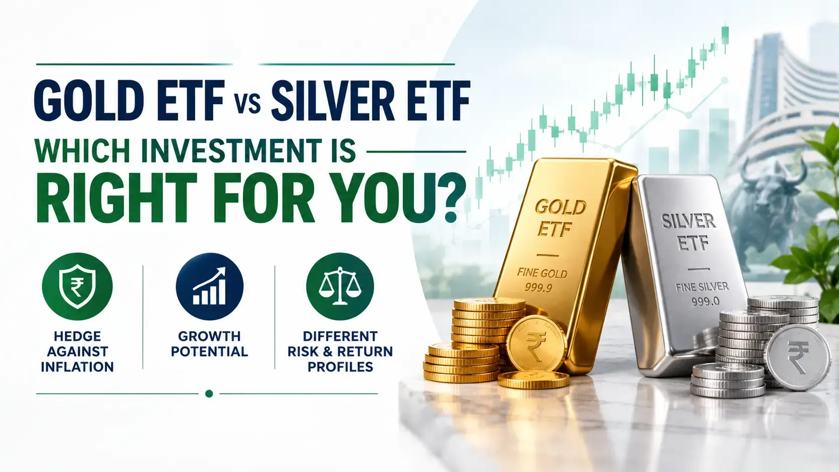 Gold ETF vs Silver ETF: Which Investment Is Right for You?